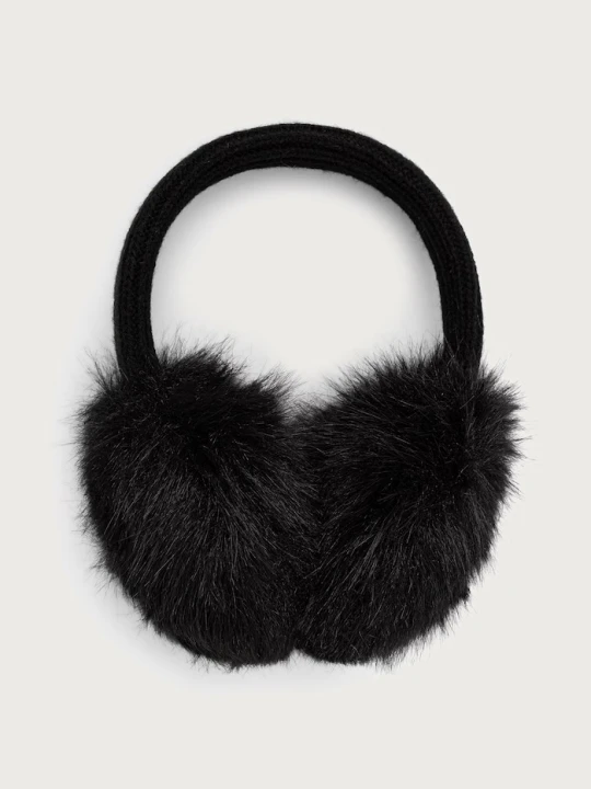 Obrázek produktu Juicy Couture klapky na uši dámské FAUX FUR černá