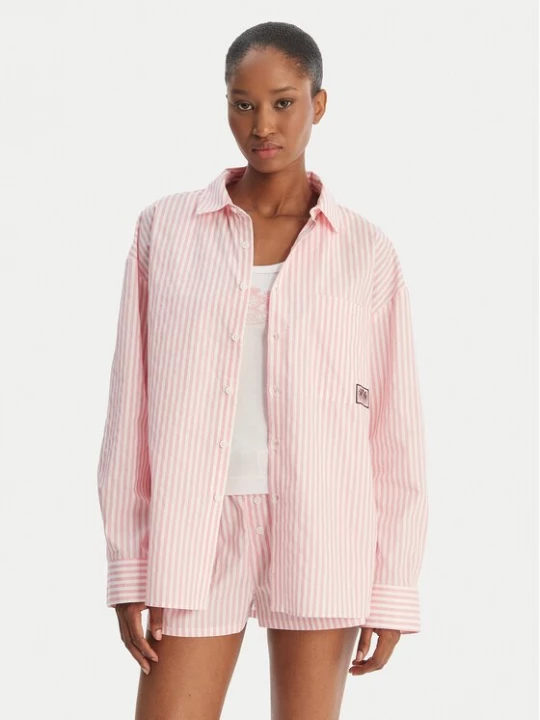 Obrázek produktu Juicy Couture Košile Dog Crest JCYPT126861 Růžová Relaxed Fit