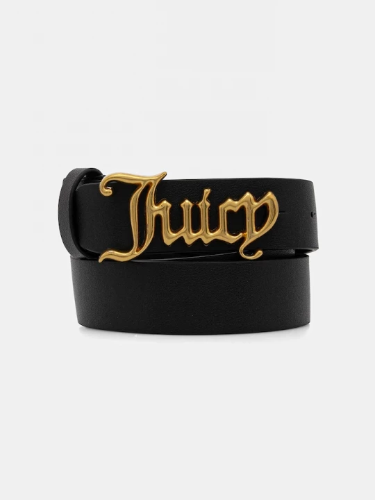 Obrázek produktu Juicy Couture Kožený pásek Juicy Couture JC černá