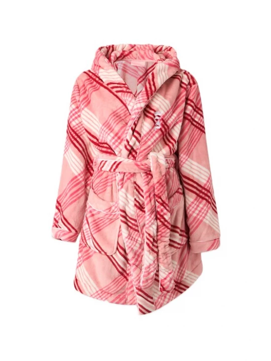 Obrázek produktu Juicy Couture Krátký župan 'LOTTIE' růžová / světle růžová / tmavě růžová / bílá