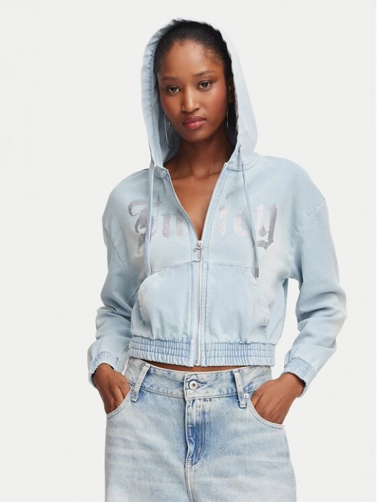 Obrázek produktu Juicy Couture Mikina JCDAS226961 Světle modrá Regular Fit