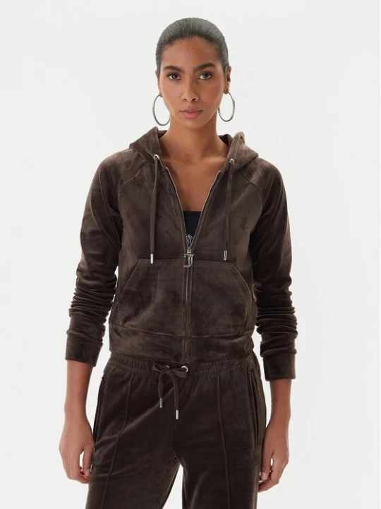 Obrázek produktu Juicy Couture Mikina Madison JCWAS225306 Hnědá Slim Fit