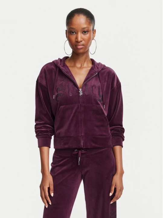 Obrázek produktu Juicy Couture Mikina Old Gothic JCWAS226333 Bordó Slim Fit
