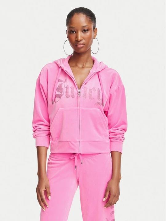 Obrázek produktu Juicy Couture Mikina Old Gothic JCWAS226333 Růžová Slim Fit