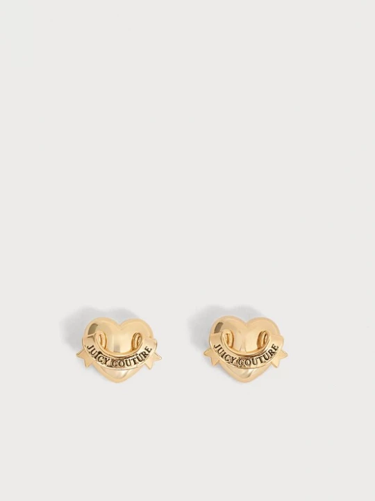 Obrázek produktu Juicy Couture Náušnice 'Heart Stud Earrings' zlatá