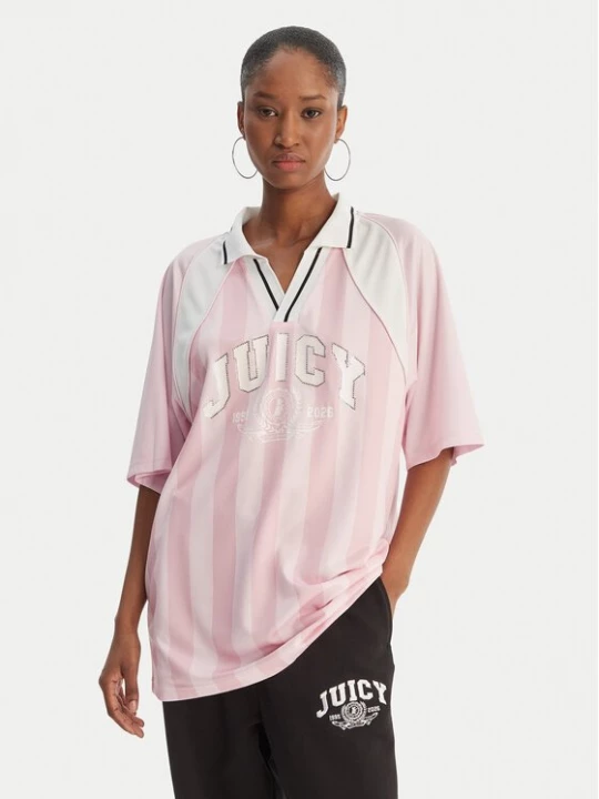 Obrázek produktu Juicy Couture Polokošile Juicy Football JCSCT126407 Růžová Oversize