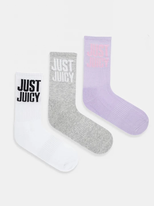 Obrázek produktu Juicy Couture Ponožky Juicy Couture CREW SOCK 3 PACK 3-pack