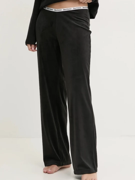 Obrázek produktu Juicy Couture Pyžamové kalhoty Juicy Couture VICKY RIB FLARE PANT černá