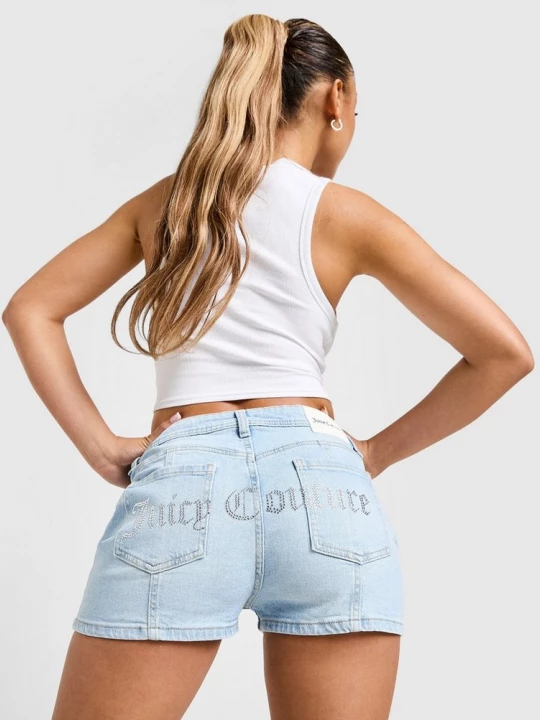 Obrázek produktu Juicy Couture Šortky Denim Diamente Logo