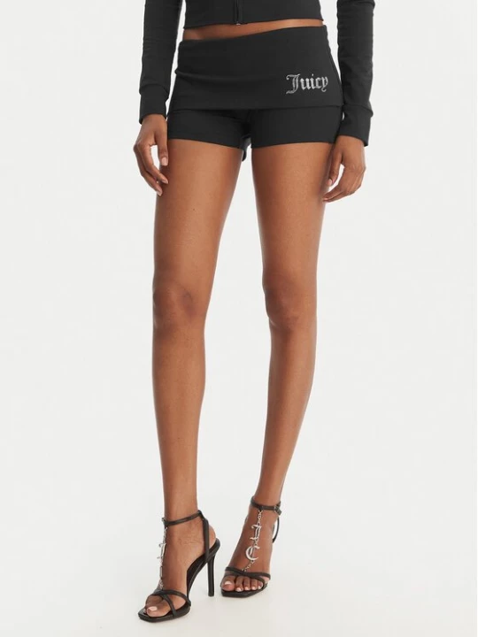 Obrázek produktu Juicy Couture Sportovní kraťasy Roll Down JCWHS126307 Černá Slim Fit