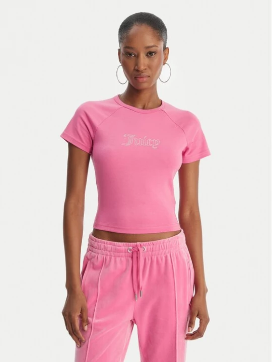 Obrázek produktu Juicy Couture T-Shirt Baby JCWCT126317 Růžová Slim Fit