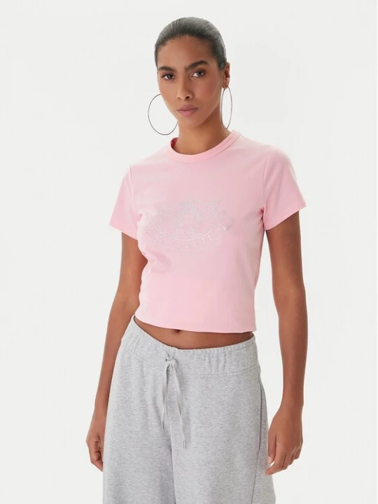 Obrázek produktu Juicy Couture T-Shirt JCGTK225015 Růžová Slim Fit