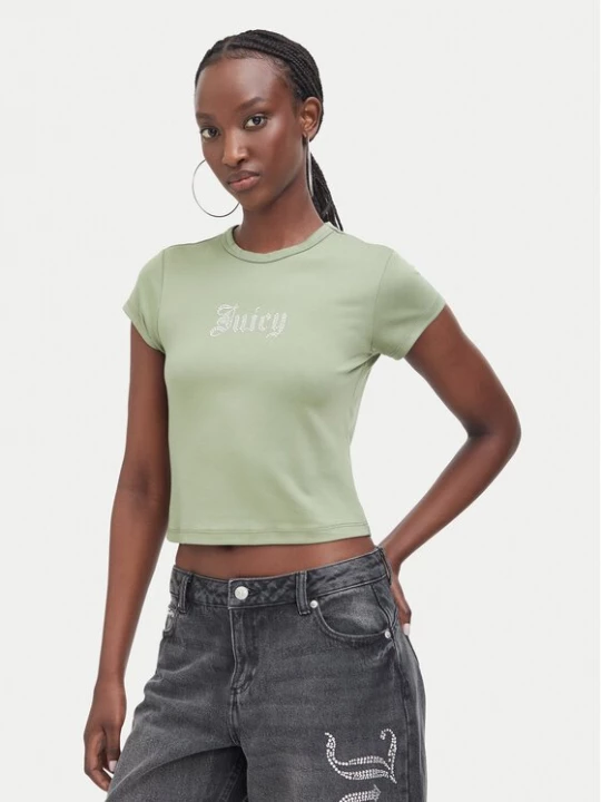 Obrázek produktu Juicy Couture T-Shirt JCWCT226326 Khaki Slim Fit