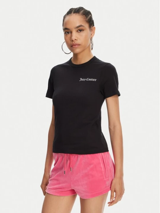 Obrázek produktu Juicy Couture T-Shirt La Beach JCWCT125319 Černá Regular Fit