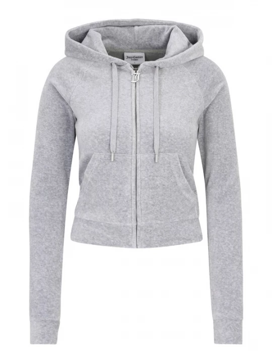 Obrázek produktu Juicy Couture Tall Mikina 'MADISON' šedý melír / stříbrná