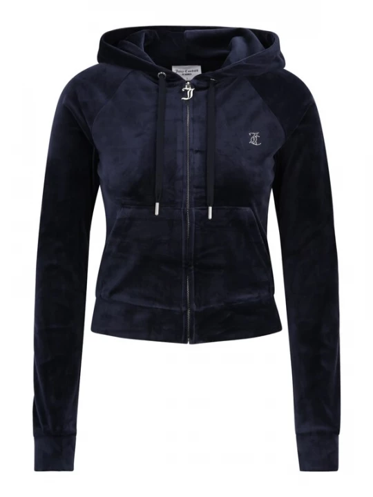 Obrázek produktu Juicy Couture Tall Mikina 'MADISON' tmavě modrá / stříbrná