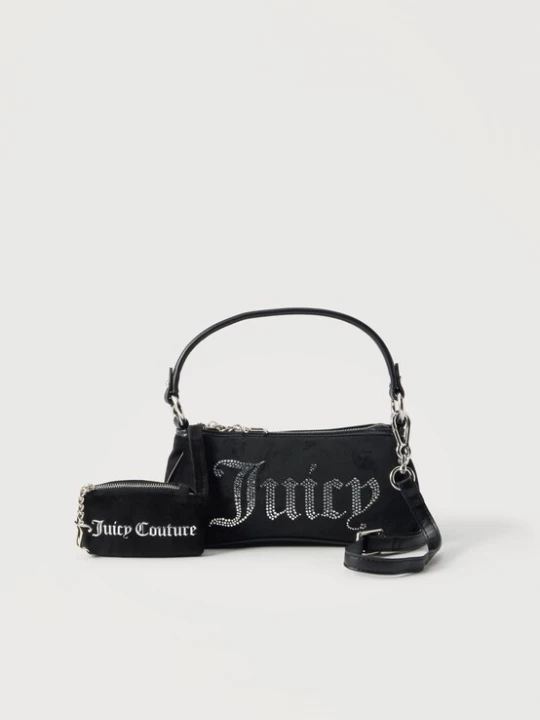 Obrázek produktu Juicy Couture Taška přes rameno 'KIMBERLY' černá / stříbrná