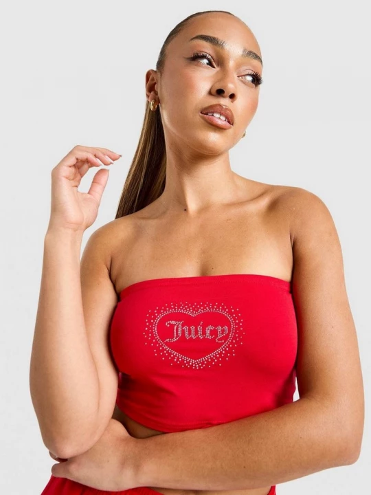 Obrázek produktu Juicy Couture Top Bandeau Diamente Heart Logo
