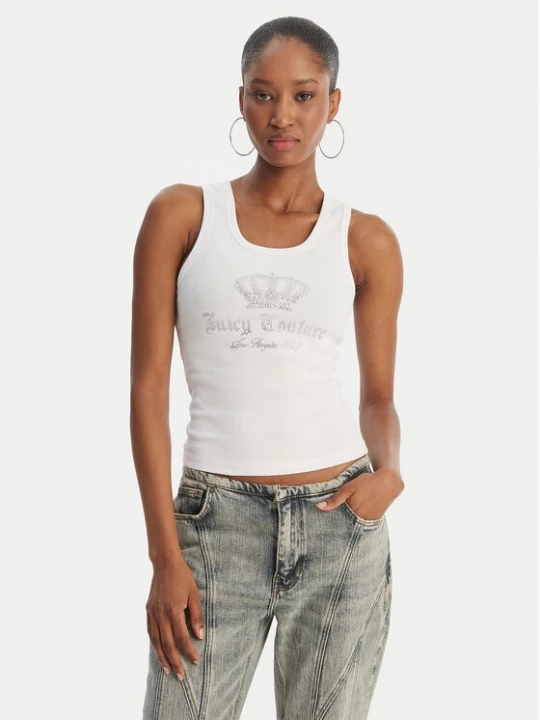 Obrázek produktu Juicy Couture Top Gothic Crown JCBLV126807 Bílá Slim Fit