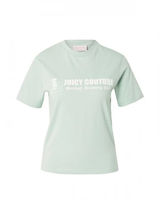 Obrázek produktu Juicy Couture Tričko 'The Runner'  světle zelená / bílá