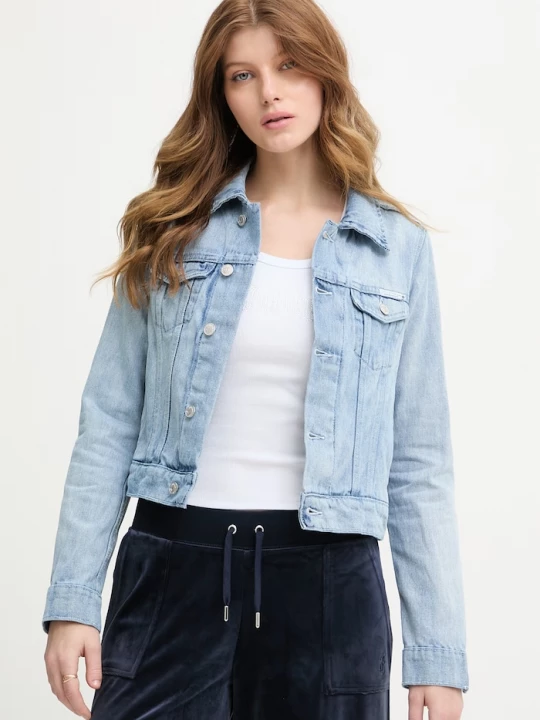 Obrázek produktu Juicy Couture ženská bavlněná DIAMANTE CROPPE modrá