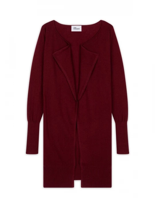 Obrázek produktu JUST CASHMERE Kardigan 'Brooke' bordó