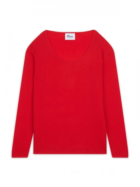 Obrázek produktu JUST CASHMERE Svetr 'Fiona' červená