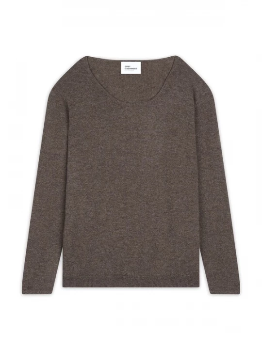 Obrázek produktu JUST CASHMERE Svetr 'Fiona' šedobéžová