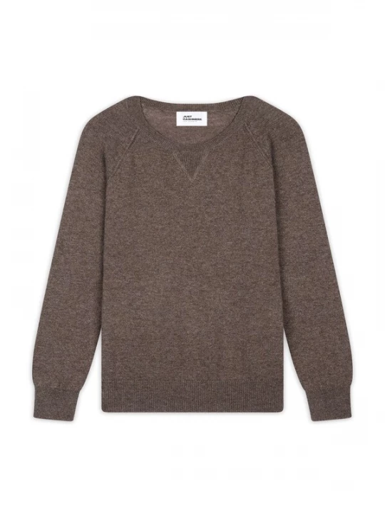 Obrázek produktu JUST CASHMERE Svetr 'Helen' šedobéžová