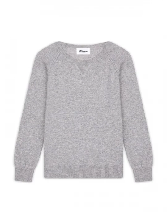 Obrázek produktu JUST CASHMERE Svetr 'Helen' šedý melír