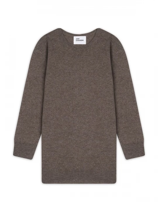 Obrázek produktu JUST CASHMERE Svetr 'Janice' šedobéžová