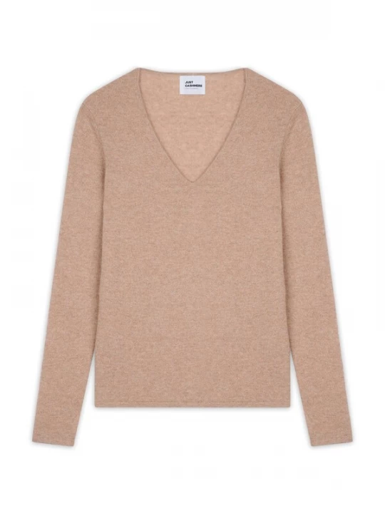 Obrázek produktu JUST CASHMERE Svetr 'Joan' mokka