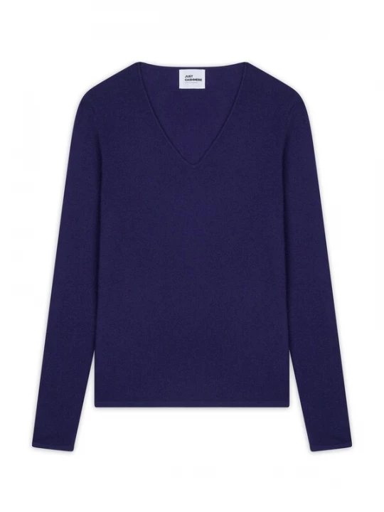 Obrázek produktu JUST CASHMERE Svetr 'Joan' purpurová