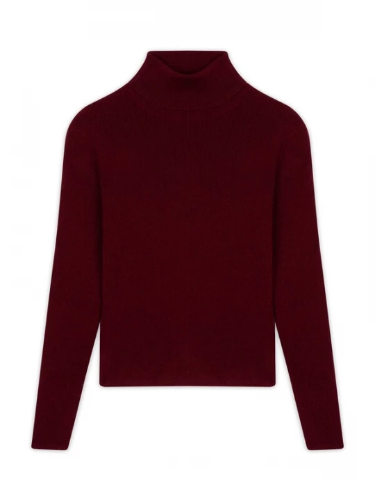 Obrázek produktu JUST CASHMERE Svetr 'Lanais' bordó