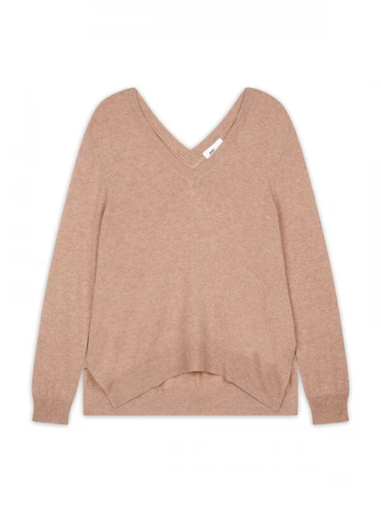 Obrázek produktu JUST CASHMERE Svetr 'Opal' mokka