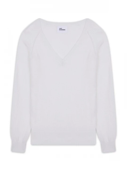 Obrázek produktu JUST CASHMERE Svetr 'Phoebe' offwhite