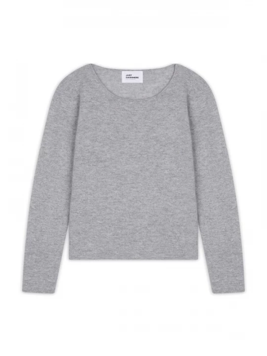 Obrázek produktu JUST CASHMERE Svetr 'VIVIAN' světle šedá