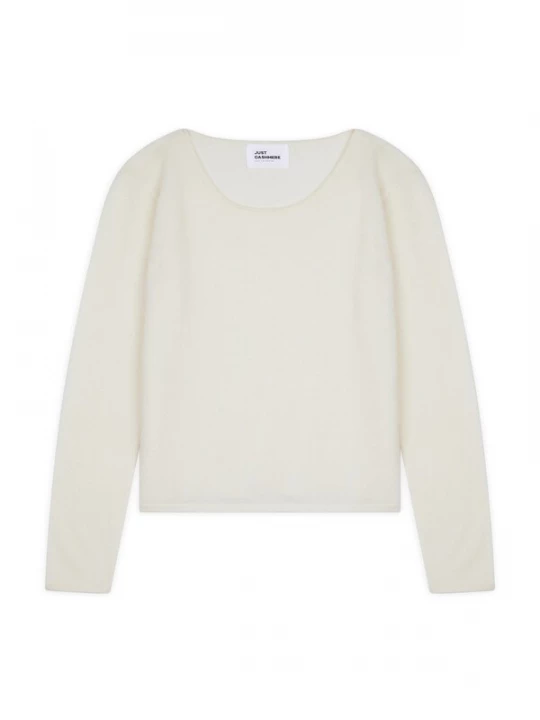 Obrázek produktu JUST CASHMERE Svetr 'Vivian' slonová kost