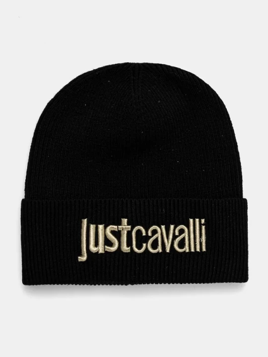 Obrázek produktu Just Cavalli Čepice z vlněné směsi Just Cavalli černá