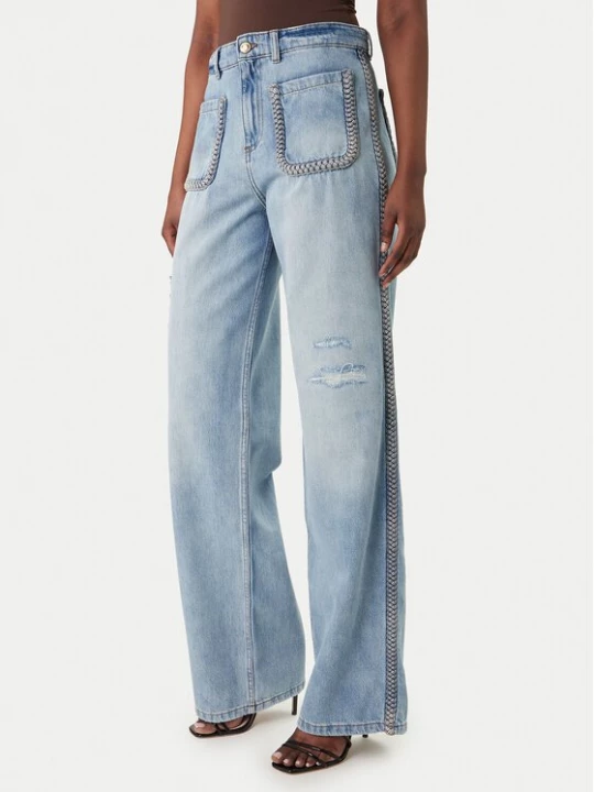 Obrázek produktu Just Cavalli Jeansy 80PAB5T3 CDWCD Modrá Straight Fit