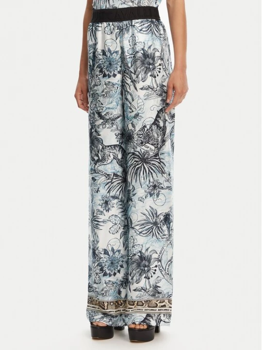 Obrázek produktu Just Cavalli Kalhoty z materiálu 78PAA120 Modrá Loose Fit