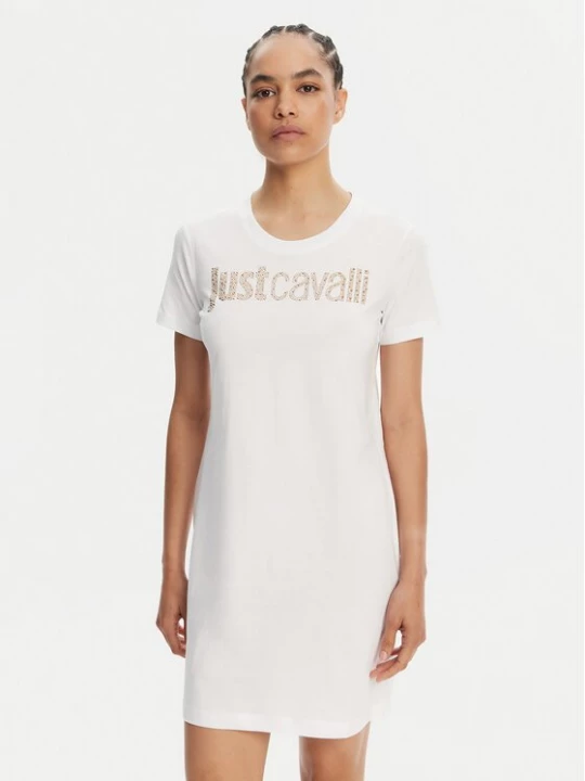 Obrázek produktu Just Cavalli Každodenní šaty 78PAOE15 Bílá Regular Fit