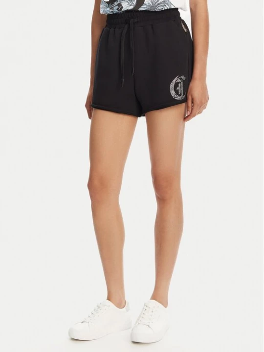 Obrázek produktu Just Cavalli Sportovní kraťasy 78PADE08 Černá Loose Fit