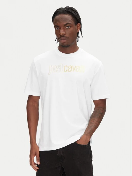 Obrázek produktu Just Cavalli T-Shirt 78OAHT16 Bílá Regular Fit