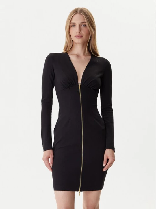 Obrázek produktu Just Cavalli Úpletové šaty 79PAO937 J0092 Černá Slim Fit
