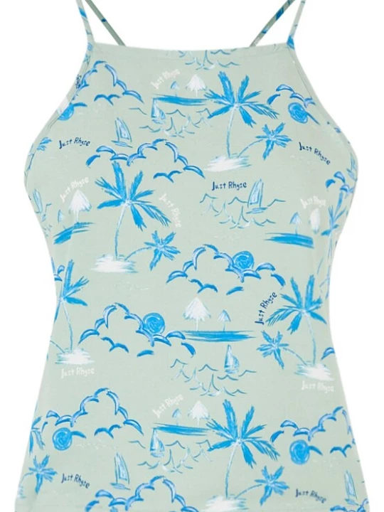 Obrázek produktu Just Rhyse Top 'Waikiki'  modrá / zelená / bílá
