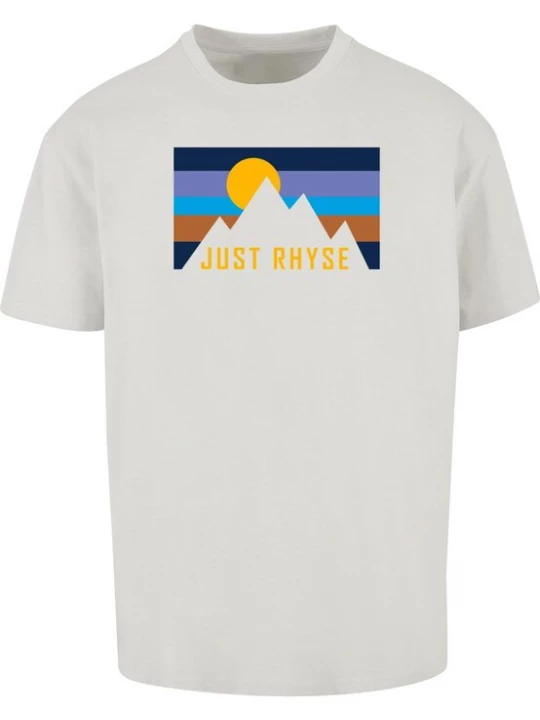 Obrázek produktu Just Rhyse Tričko 'Mountainside'  modrá / námořnická modř / žlutá / šedá