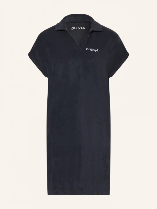 Obrázek produktu Juvia Froté Polo Šaty Selina tmavě modrá / bílá