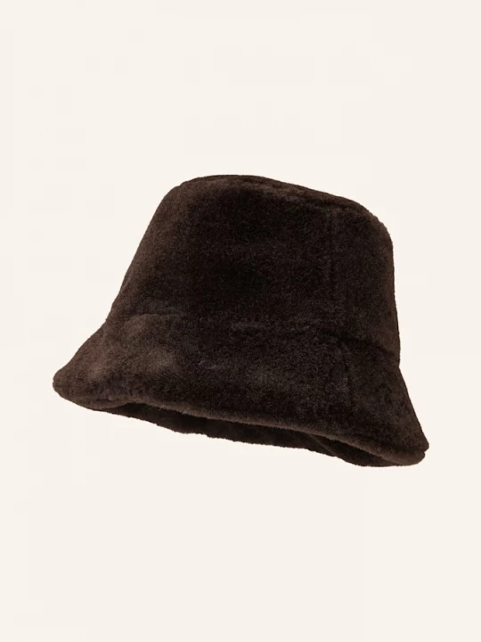 Obrázek produktu Juvia Klobouk Bucket Hat Kim Z Umělé Kožešiny tmavě hnědá