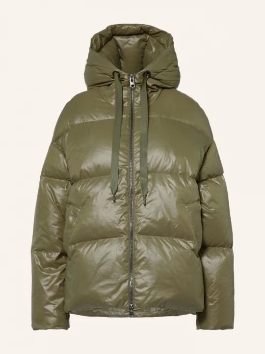 Obrázek produktu Juvia Oversized Péřová Bunda Kiara olivová